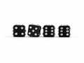Crystal Clear Dice Valve Caps
