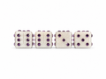 Frost White Amethyst Dice Valve Cap