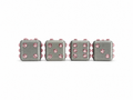 Rose Pink Chrome Dice Valve Cap