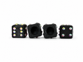 Iridescent Dice Valve Caps
